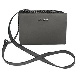 Steve Madden Gray Crossbody Bag with Adjustable Strap